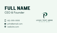 Organic Leaf Wellness Business Card