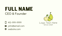 Organic Fruit Plant Business Card Design