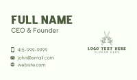 Gardener Grass Shears Business Card