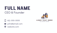 Urban Cement Mixer Truck Business Card