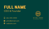 Intricate Gold Letter  Business Card