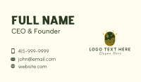 Natural Grape Winery Badge Business Card