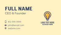 Light Business Card example 2