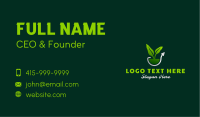 Nature Plant Growth Business Card