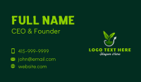 Nature Plant Growth Business Card Design