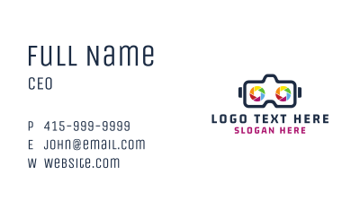 Shutter Goggles Business Card Image Preview