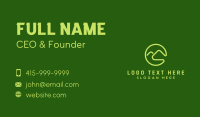 Green Mountain Letter C  Business Card