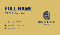 Blue Mayan Eye  Business Card