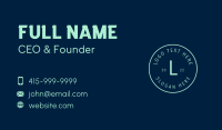 Cafe Business Card example 2