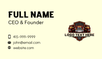 Trailer Truck Cargo Business Card Design