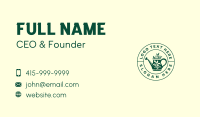 Watering Can Landscaping Business Card Design