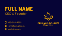 Yellow Bee Video Game Business Card