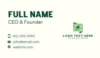 Golf Sport Hole Business Card Design