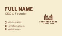 Forest Hanging Bridge Business Card