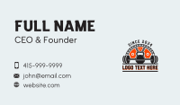 Kettlebell Dumbbell Gym Business Card