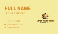 Squirrel Marshmallow Camp  Business Card