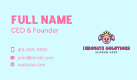 Candy Princess Mascot Business Card
