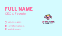 Candy Princess Mascot Business Card