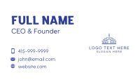 Blue Palace Outline Business Card