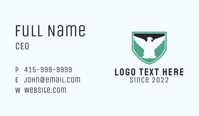 Eagle Shield Insurance  Business Card Image Preview