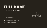 Luxe Event Styling Wordmark Business Card
