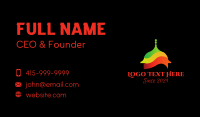 Multicolor Muslim Temple  Business Card