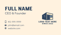 Cube House Construction Business Card