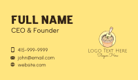 Trowel Gardening Pot Business Card Design