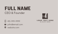 Installation Business Card example 2