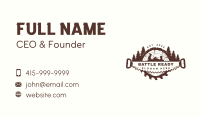 Craftsman Business Card example 2