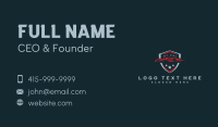 Automotive Mechanic Shield Business Card