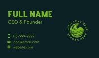 Herbal Organic Leaf Business Card