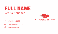 Quick Delivery Logistics Business Card Image Preview