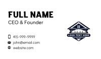 Drill Carpentry Builder Business Card