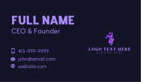 Dynamic Business Card example 3