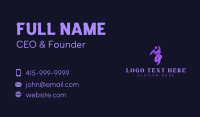 Choreographer Business Card example 3