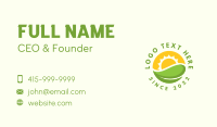 Sun Leaf Eco Farm Business Card Design