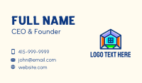 Multicolor Home Builder  Business Card