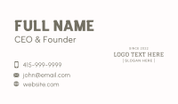 Serif Business Card example 4