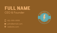 Retro Volt Company Business Card