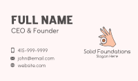 Sushi Hand  Business Card Design