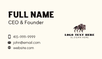 Geometric Bull Rodeo Business Card Design