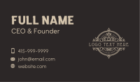 Bistro Business Card example 1