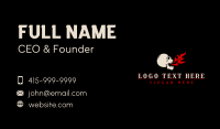 Skull Chili Flame Business Card