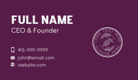 Organic Grapes Plantation Business Card Design