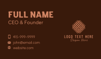 Native Textile Handcraft Business Card Design