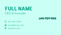 Creative Mural Wordmark Business Card