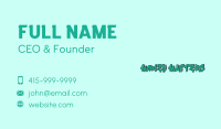 Wall Art Business Card example 4