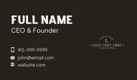 Clean Luxury Type Business Card