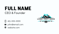 Pressure Washer Housekeeping Sanitation Business Card Design